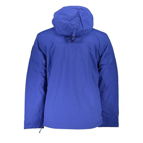 Napapijri Blue Polyamide Men Men's Jacket - Picture 2 of 2